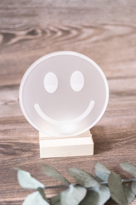 Teelichthalter Smiley / Kerzenhalter